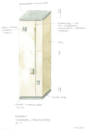 Uznamska Nagroda Literacka – rzeźba